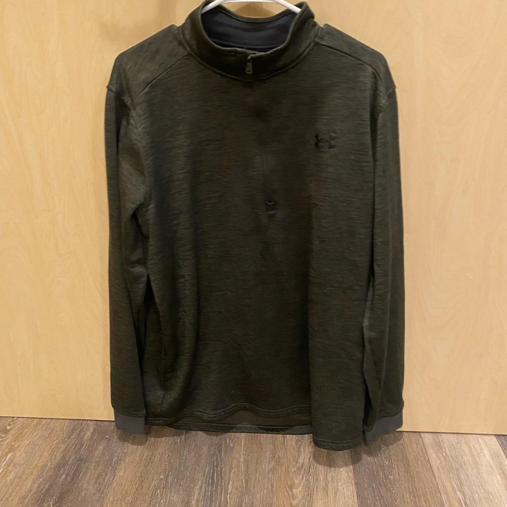 Under Armour Olive Green ColdGear Pullover